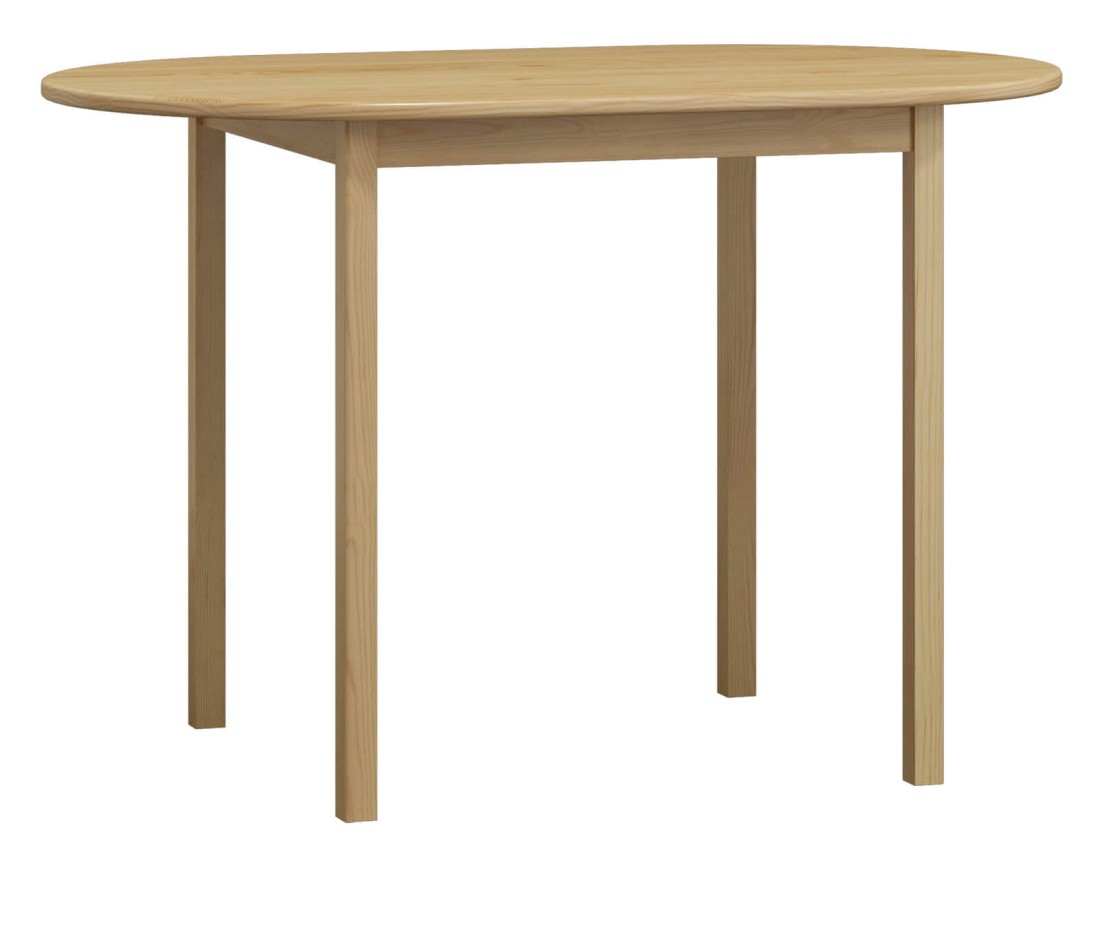 Stół elipsa sosnowy nr4 115x70