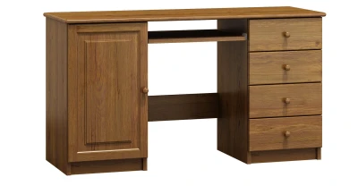 Outlet - Biurko drewniane CONRADO głębokość 55cm DĄB