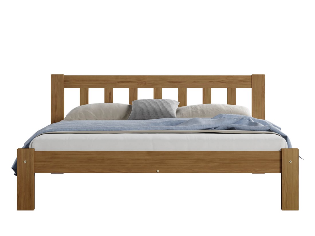 Łóżko sosnowe Ofelia 160x200 dąb