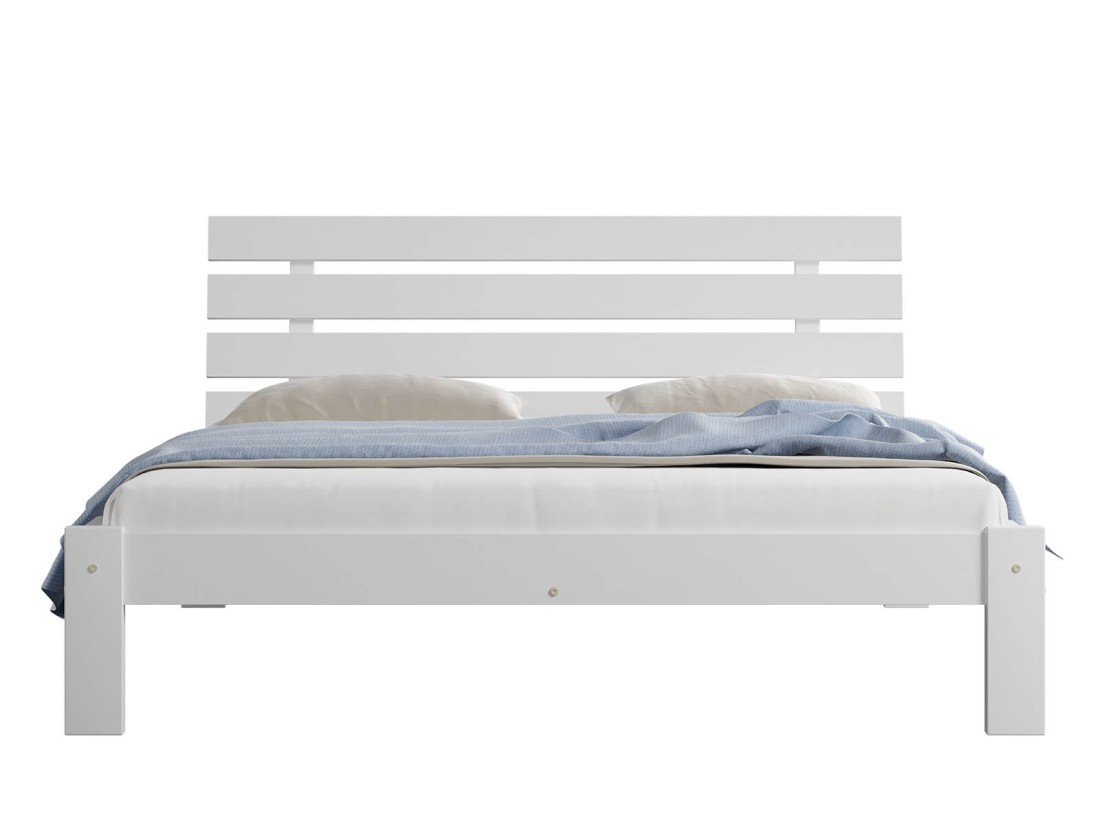 Łóżko sosnowe Klara 120x200 białe