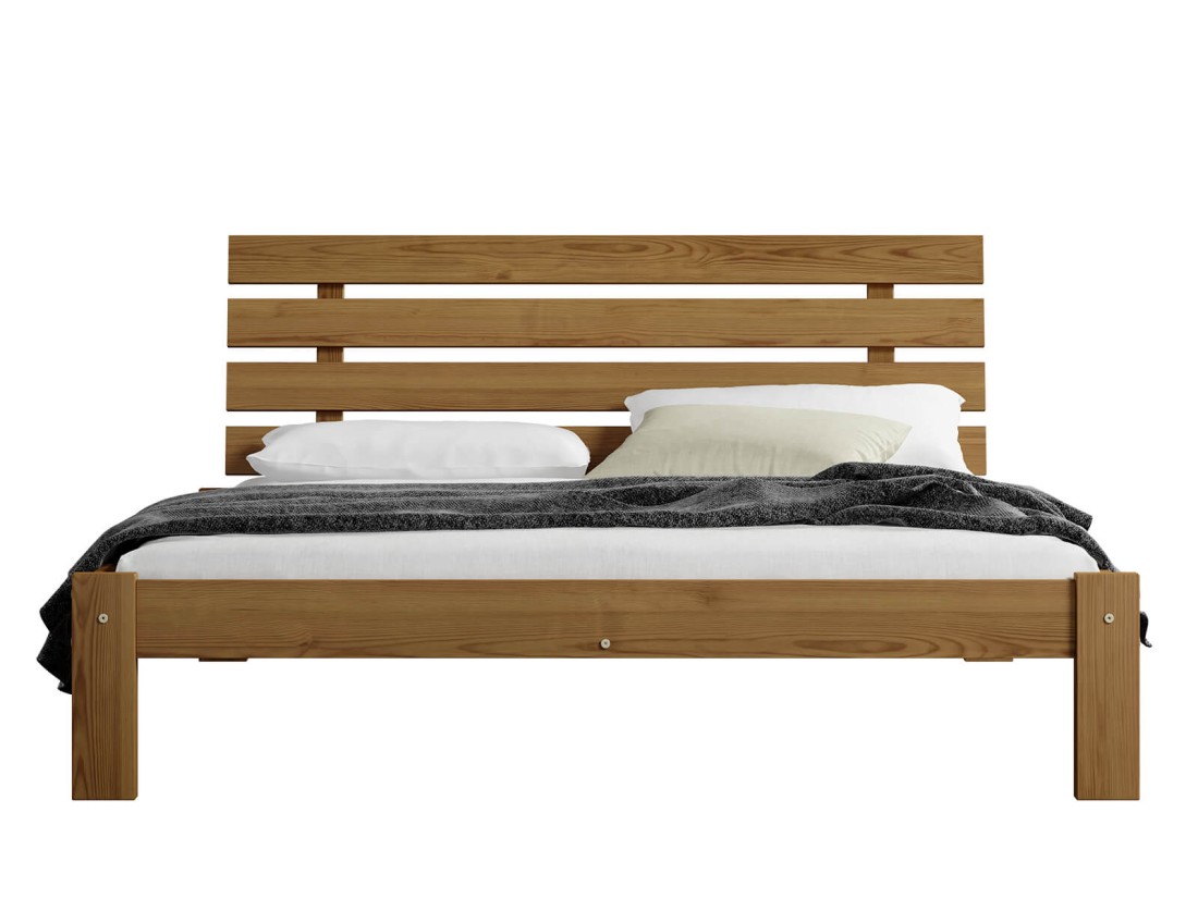 Łóżko sosnowe Klara 160x200 dąb