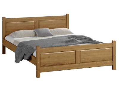 Łóżko drewniane Lena 160x200 dąb