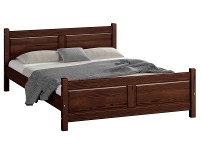 Łóżko drewniane Lena 160x200 orzech