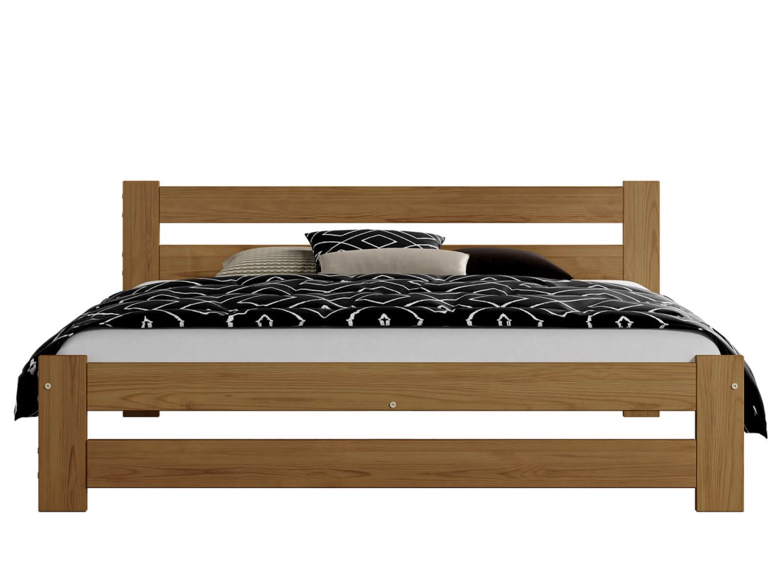 Łóżko drewniane Kada 120x200 eko dąb