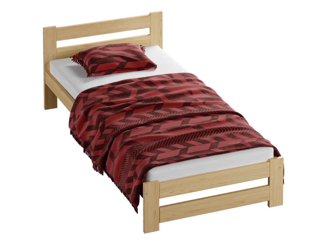 Łóżko drewniane Kada 90x200 eko sosna