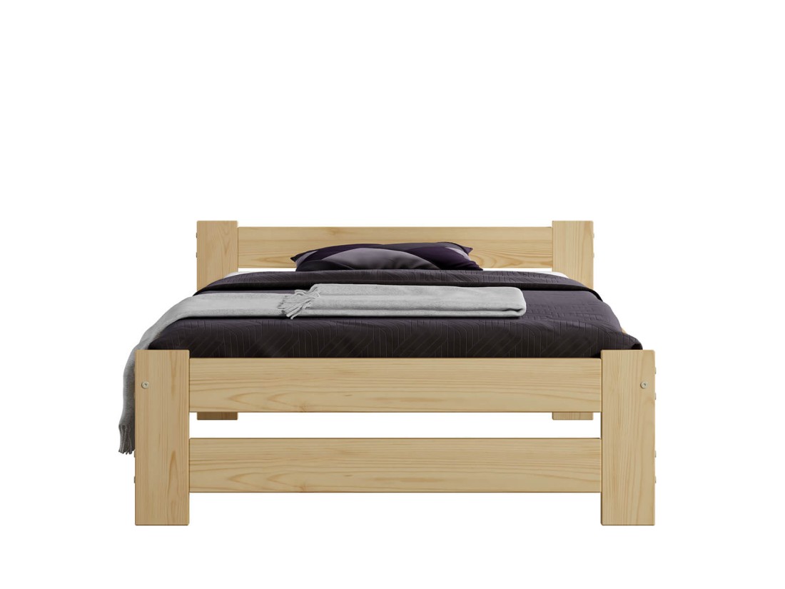 Łóżko drewniane Inter 80x200 nielakierowane sosna