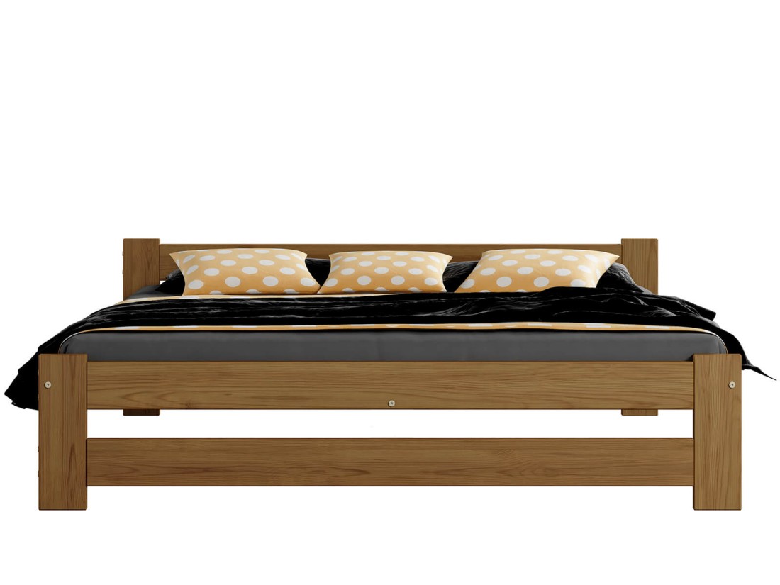 Łóżko drewniane Inter 120x200 eko dąb