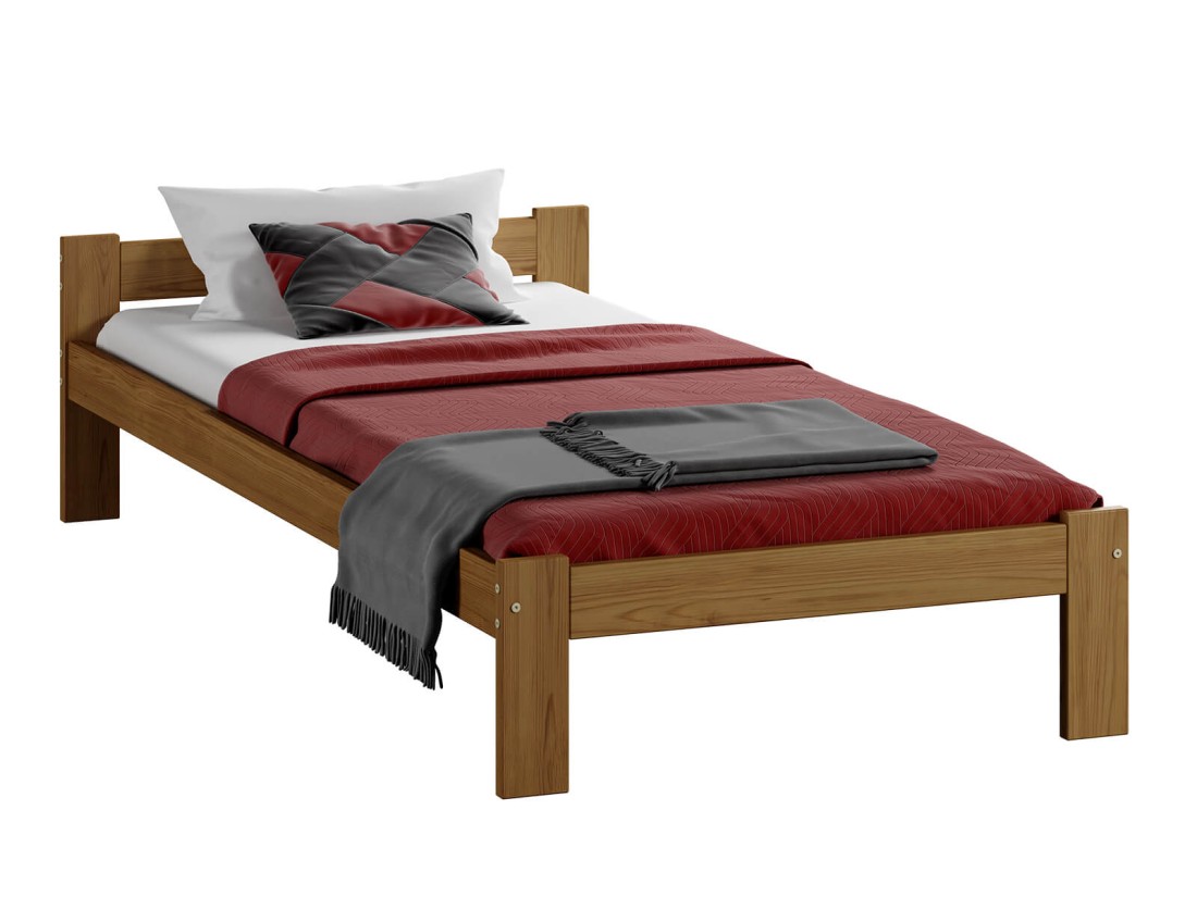 Łóżko drewniane Naba 90x200 dąb