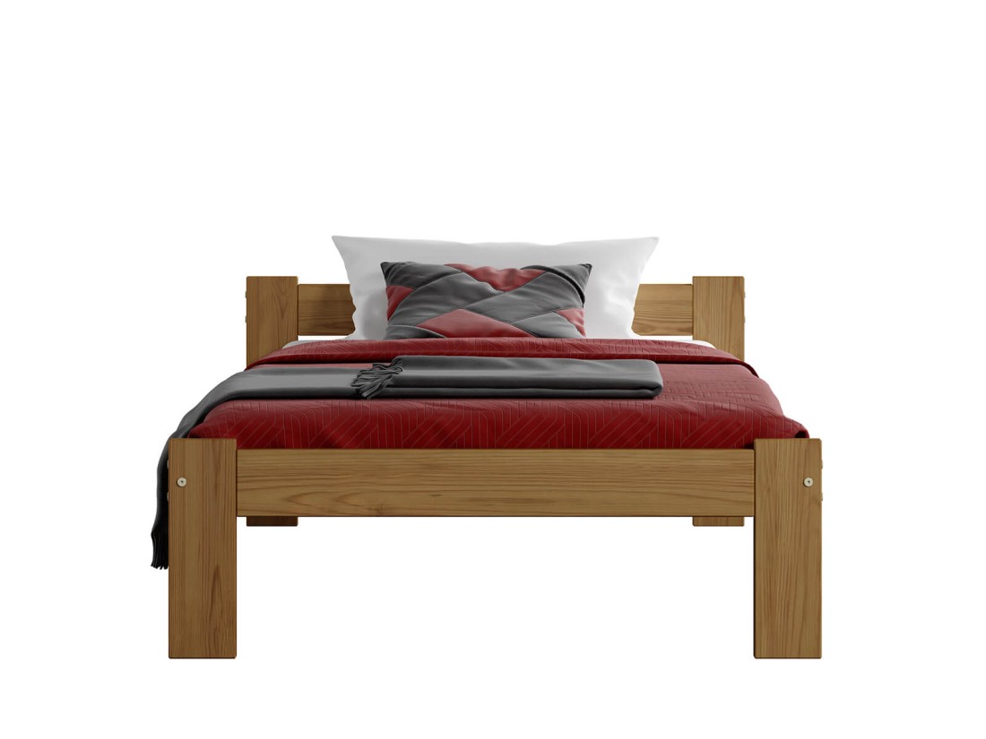 Łóżko drewniane Naba 90x200 dąb