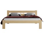 Outlet - Łóżko ekologiczne drewniane Emilia 120x200 nielakierowane