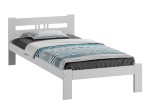 Outlet - Łóżko ekologiczne drewniane Emilia 90x200 Białe