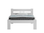 Outlet - Łóżko ekologiczne drewniane Emilia 90x200 Białe