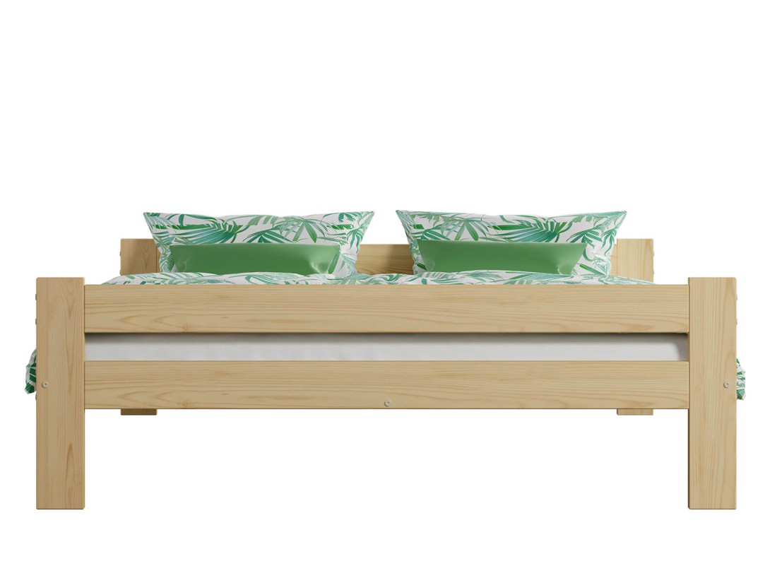 Łóżko drewniane Prima 120x200 nielakierowane