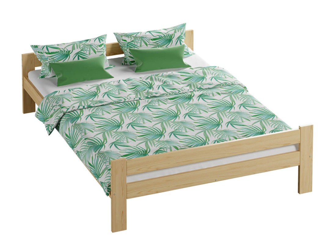 Łóżko drewniane Prima 120x200 nielakierowane