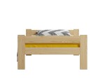 Łóżko drewniane Prima 100x200 nielakierowane