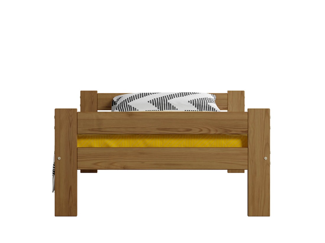 Łóżko drewniane Prima 90x200 eko dąb