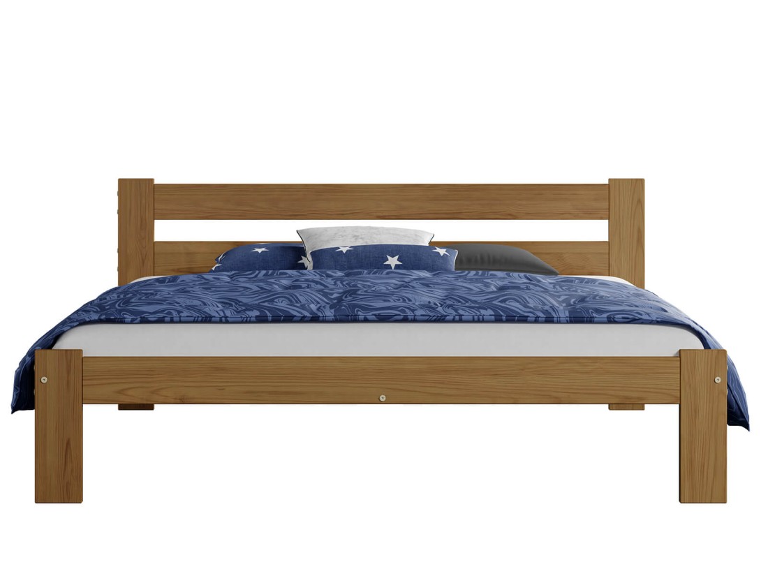 Łóżko drewniane Mato 140x200 eko dąb