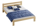 Łóżko drewniane Mato 160x200 EKO z materacem piankowym Megana
