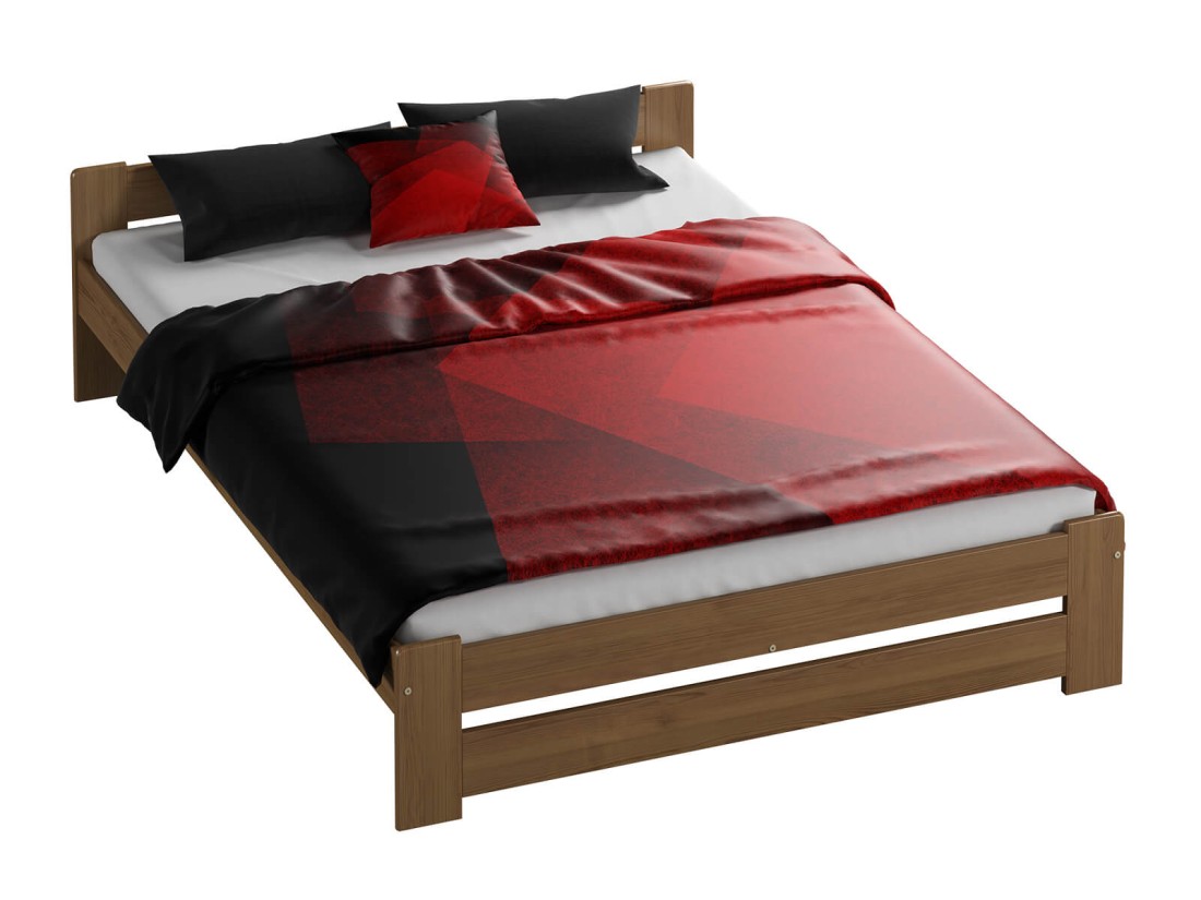 Łóżko drewniane Niwa 140x200 dąb