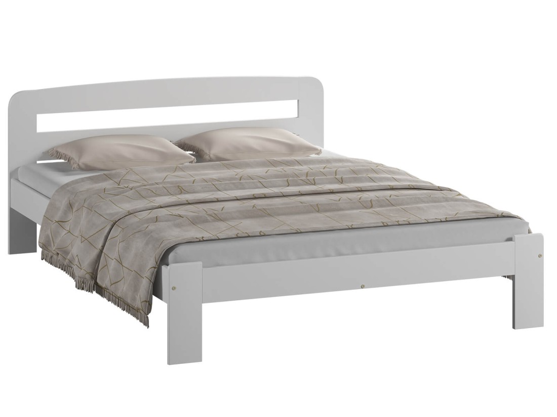 Łóżko drewniane Sara 140x200 białe