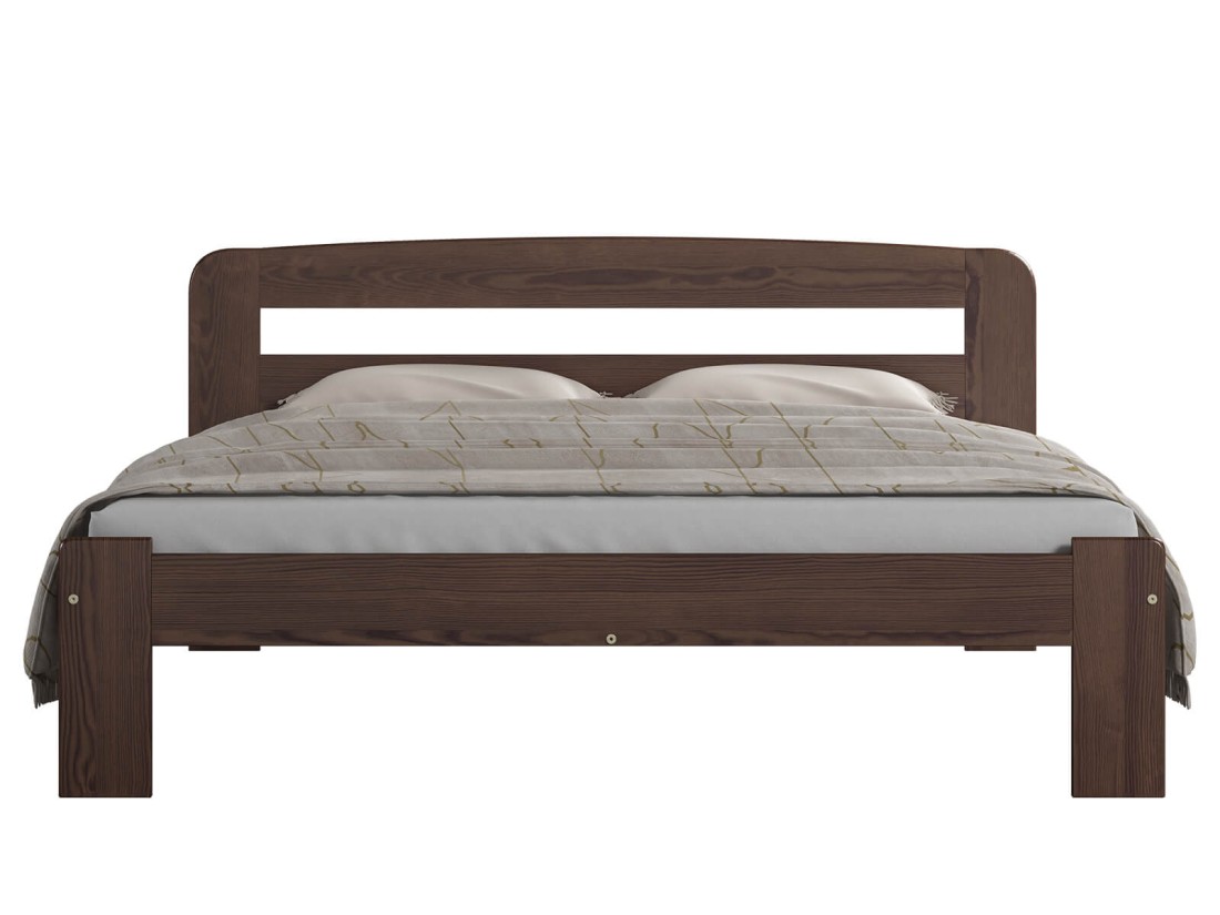 Łóżko drewniane Sara 140x200 orzech