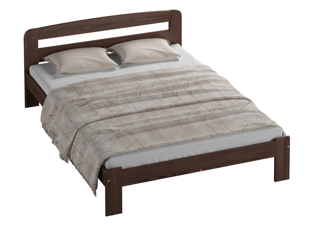 Łóżko drewniane Sara 140x200 orzech