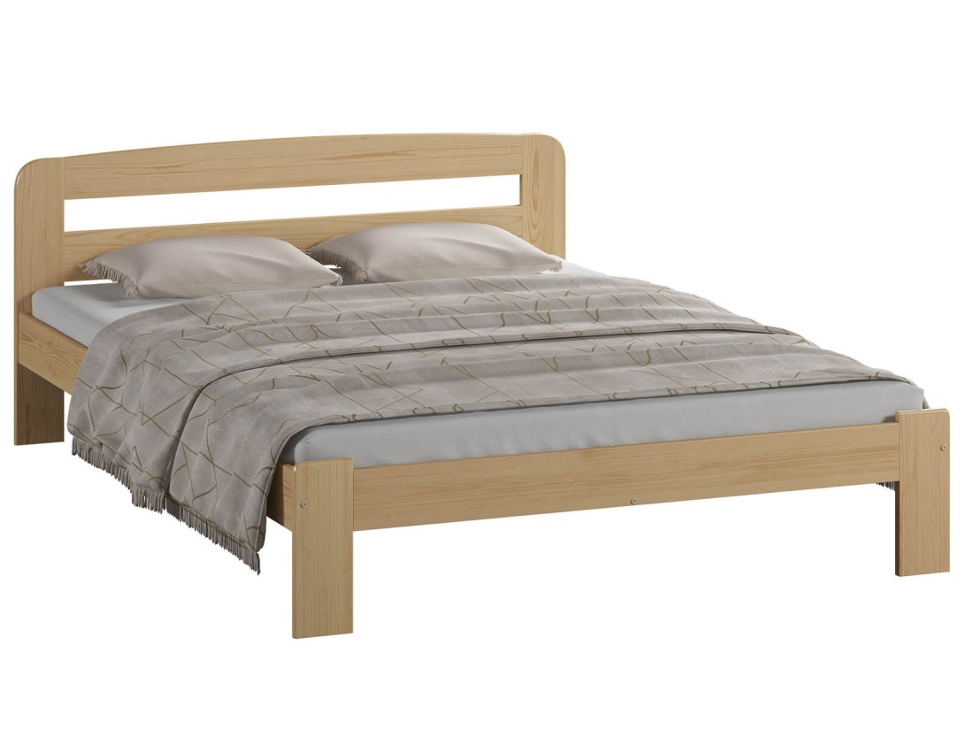 Łóżko drewniane Sara 140x200 sosna