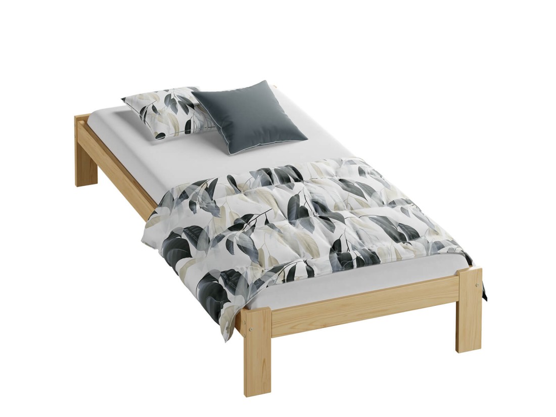 Łóżko drewniane Irys 100x200 sosna