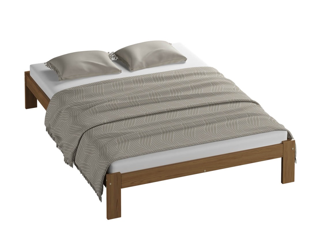 Łóżko drewniane Irys 120x200 Eko dąb