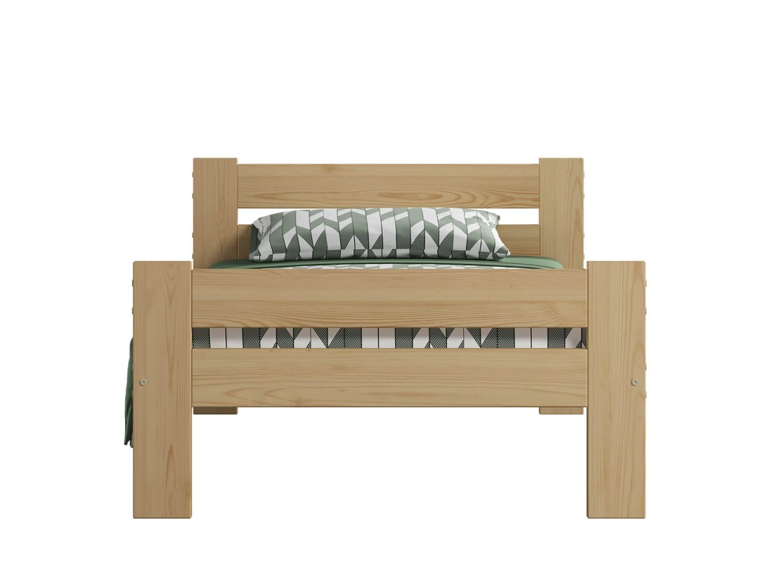 Łóżko drewniane Manta 90x200 eko sosna