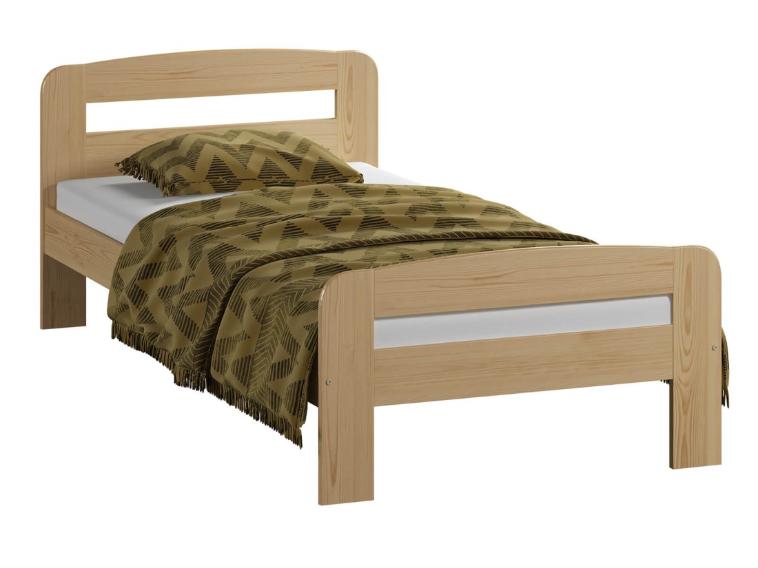 Łóżko sosnowe Klaudia 90x200 sosna