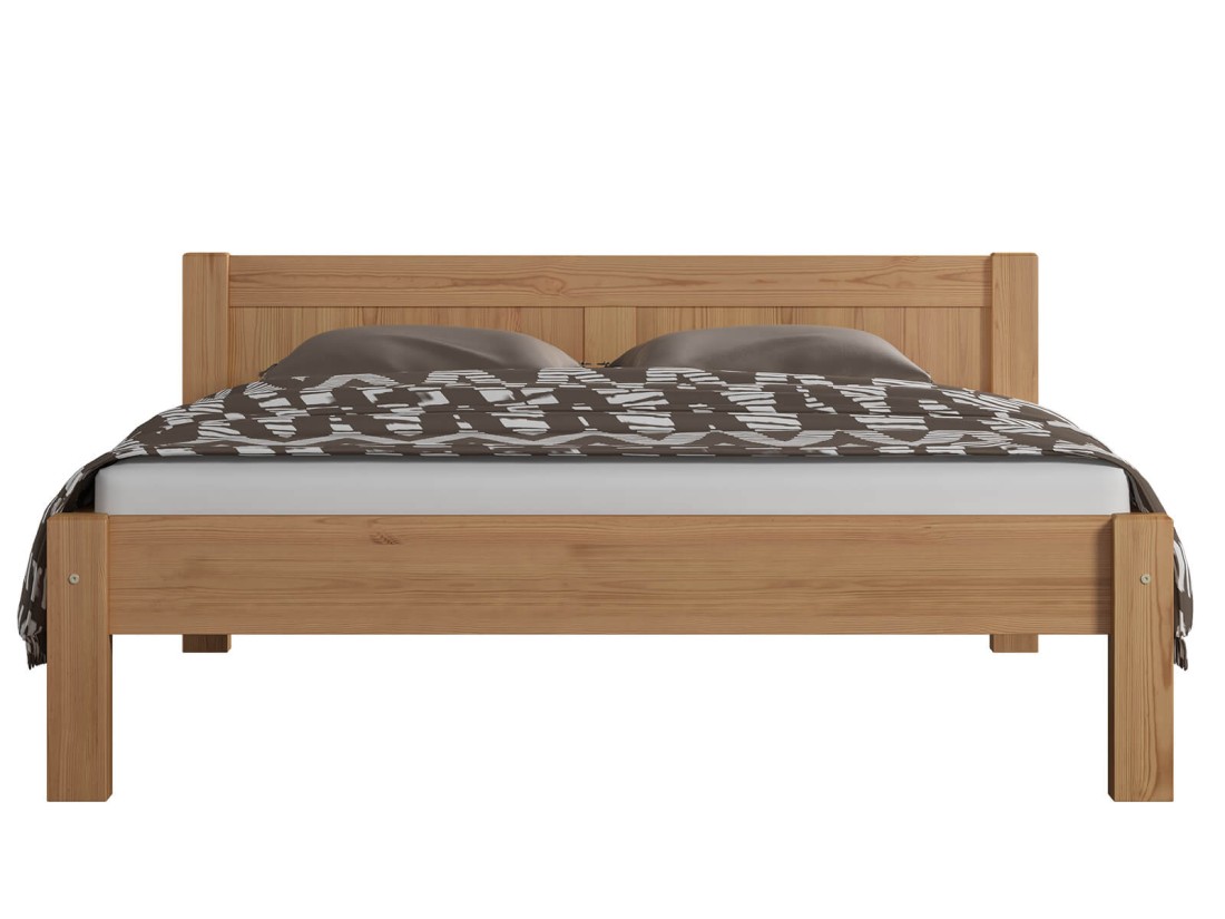 Łóżko sosnowe Wiktoria 140x200 OLCHA