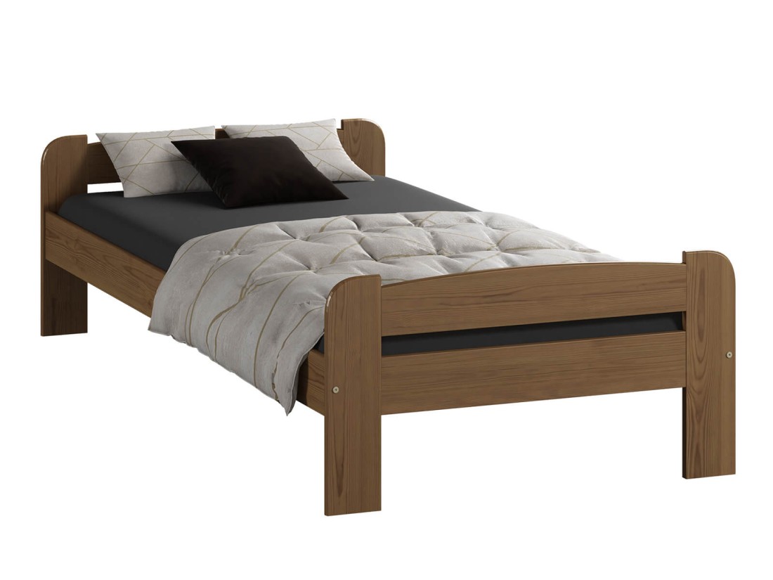 Outlet - Łóżko drewniane Ania 90x200 DĄB