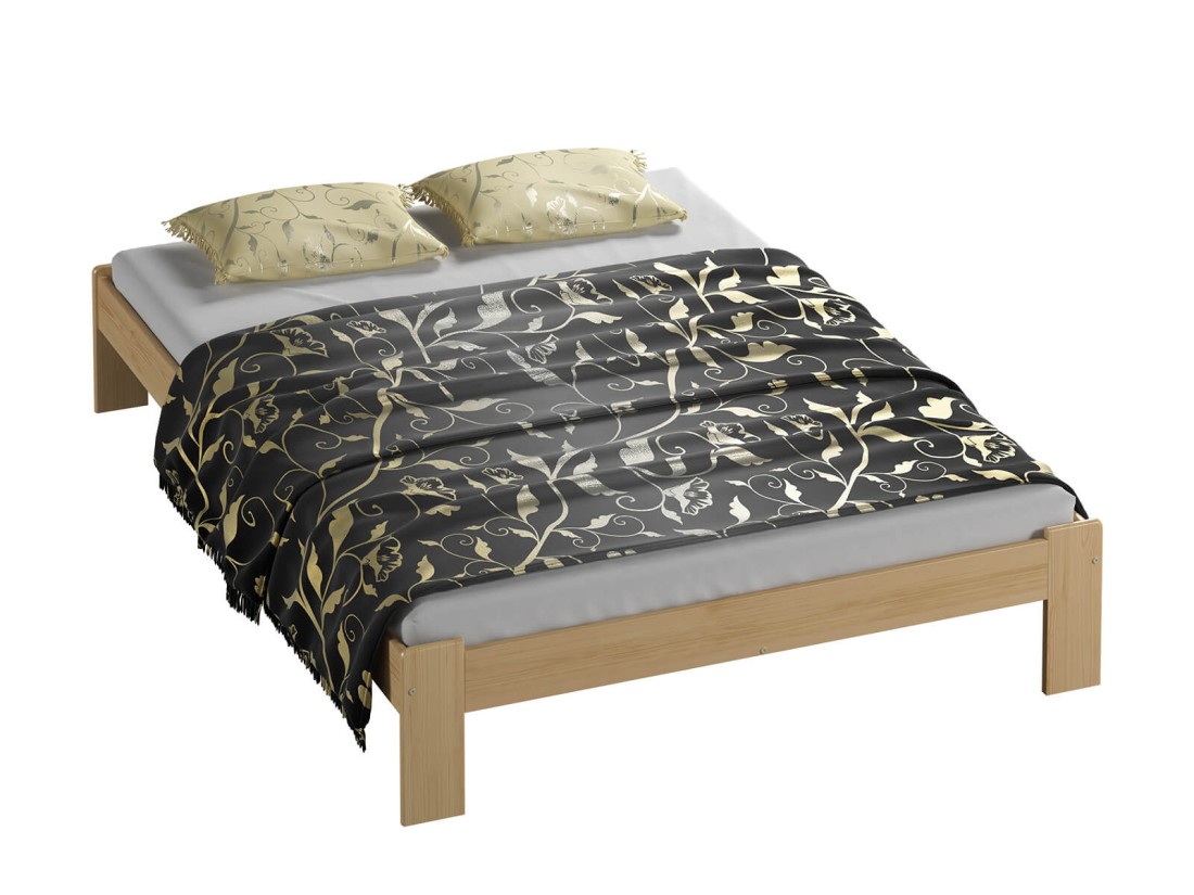 Łóżko drewniane Ada 120x200 sosna