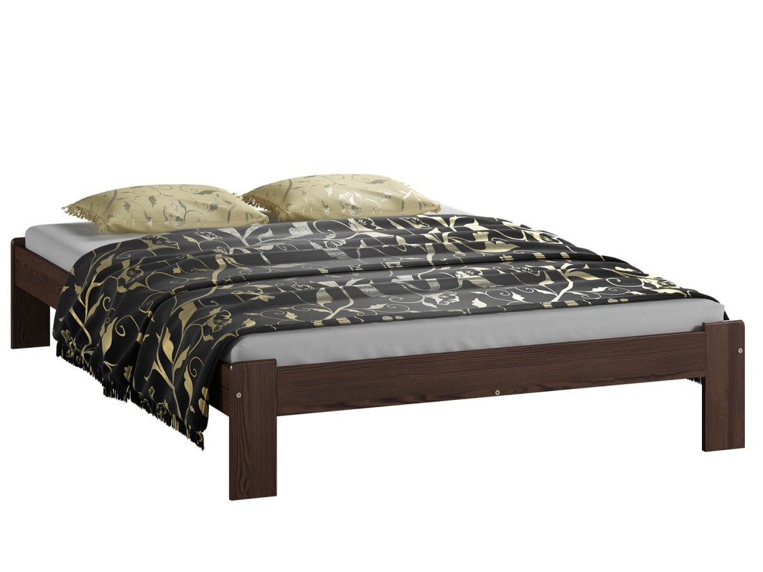 Łóżko drewniane Ada 120x200 orzech