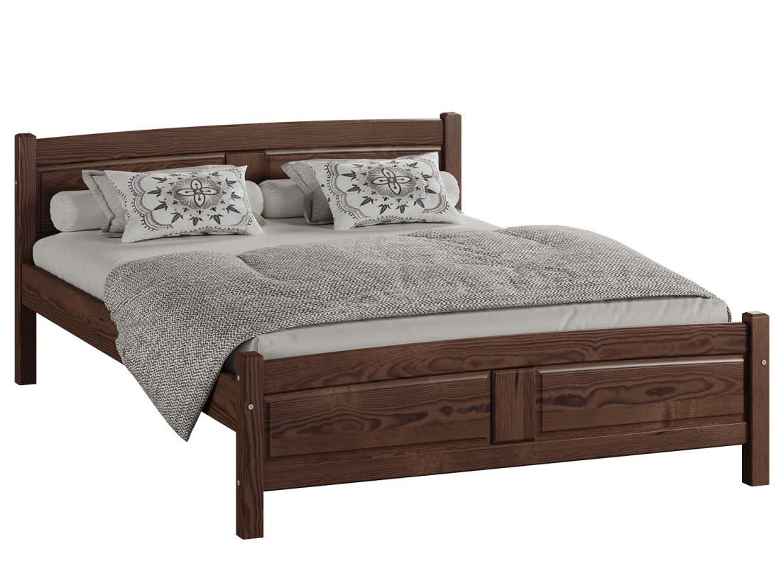 Łóżko drewniane Julia 180x200 ORZECH