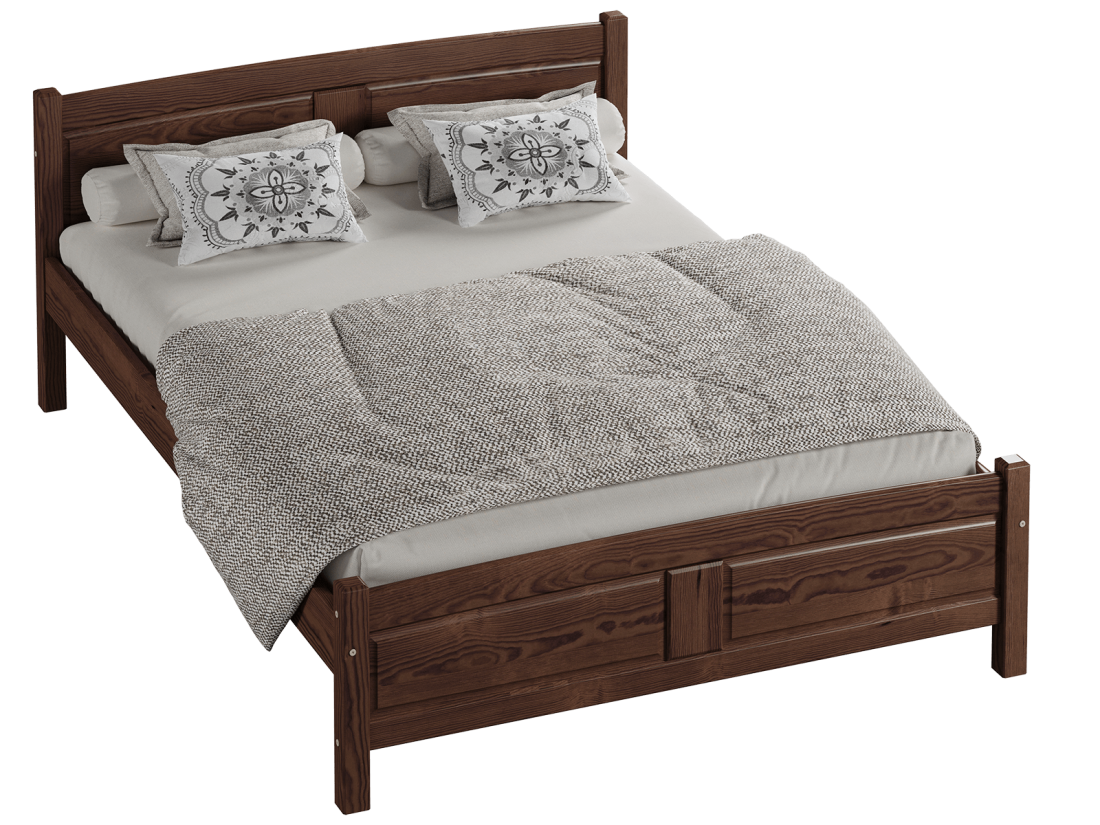 Łóżko drewniane Julia 180x200 ORZECH