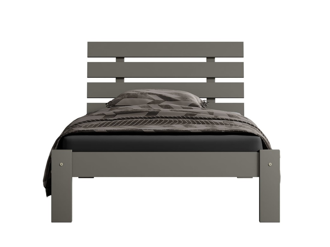 Outlet - Łóżko sosnowe Klara 90x200 SZARE