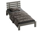 Outlet - Łóżko sosnowe Klara 90x200 SZARE
