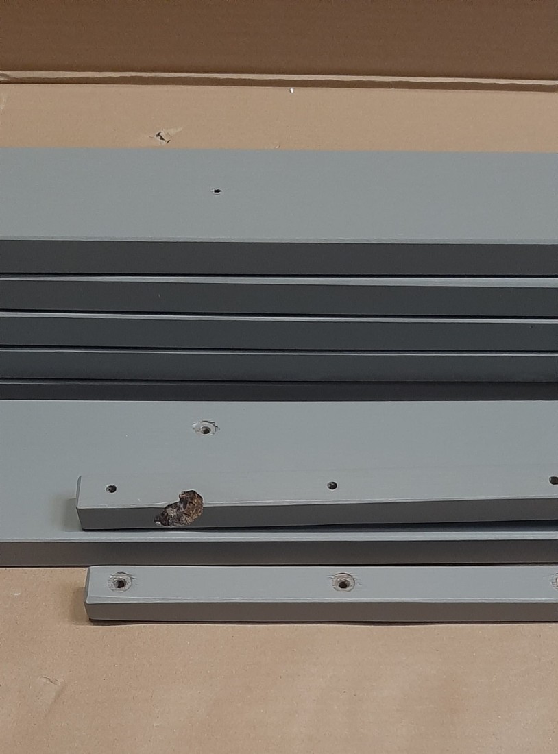 Outlet - Łóżko sosnowe Klara 90x200 SZARE