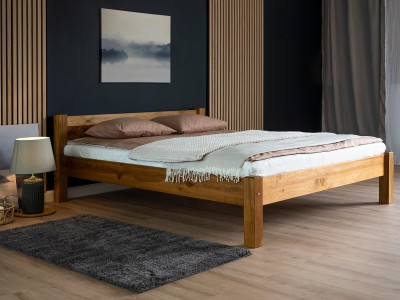 Łóżko sosnowe Wiktoria 120x200 DĄB