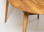 Stół dębowy owalny 170x90 Bergen olej intense
