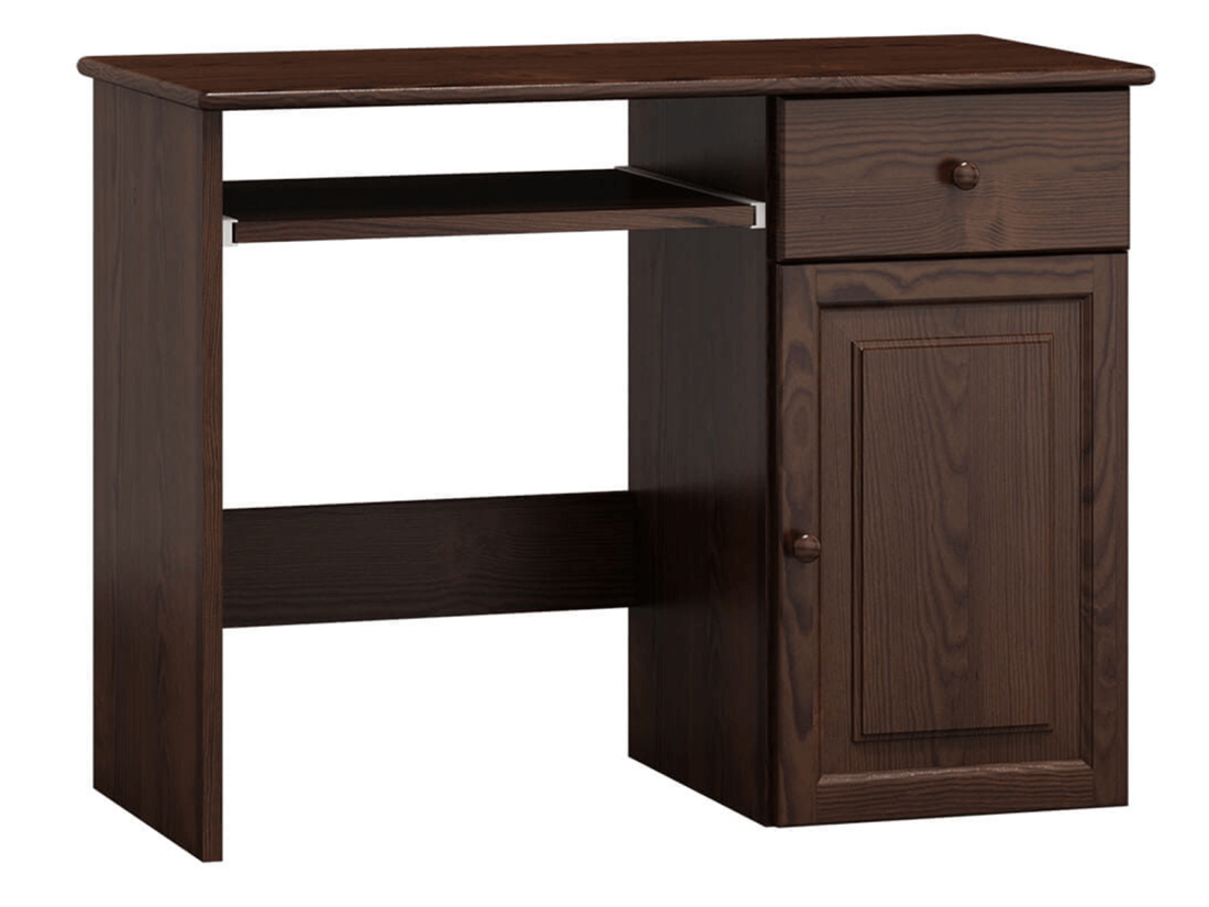 Biurko sosnowe MARCO głębokość 48cm orzech