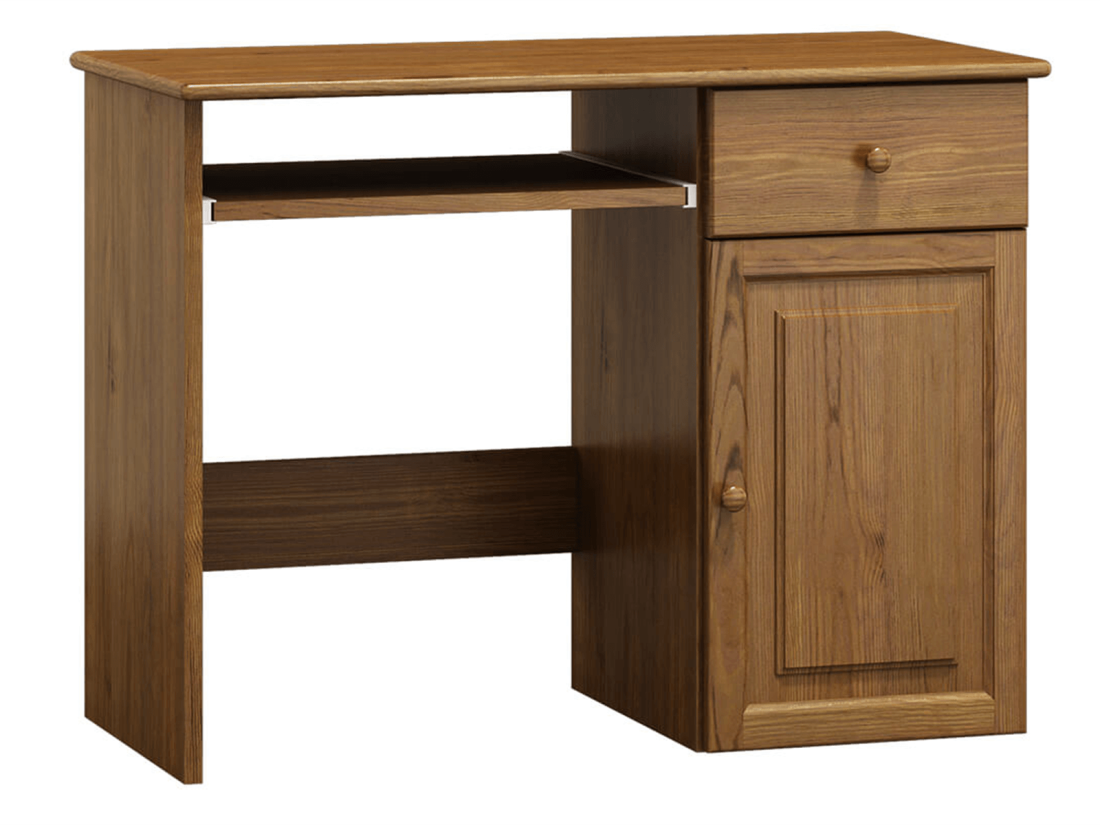 Biurko sosnowe MARCO głębokość 55cm dąb