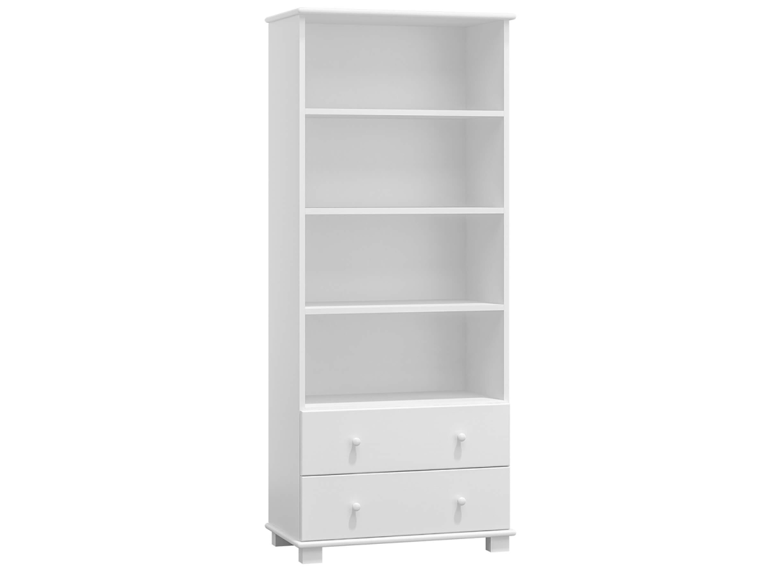 Biblioteczka sosnowa nr1 biała