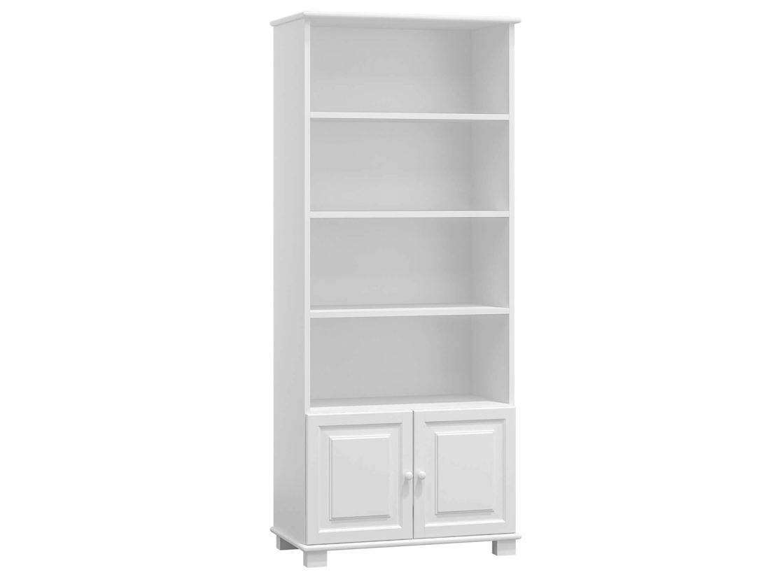 Biblioteczka sosnowa nr3 biała