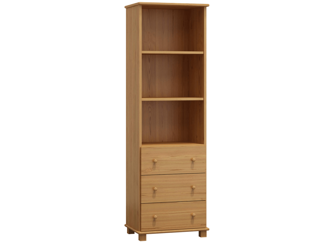 Biblioteczka sosnowa nr4 olcha