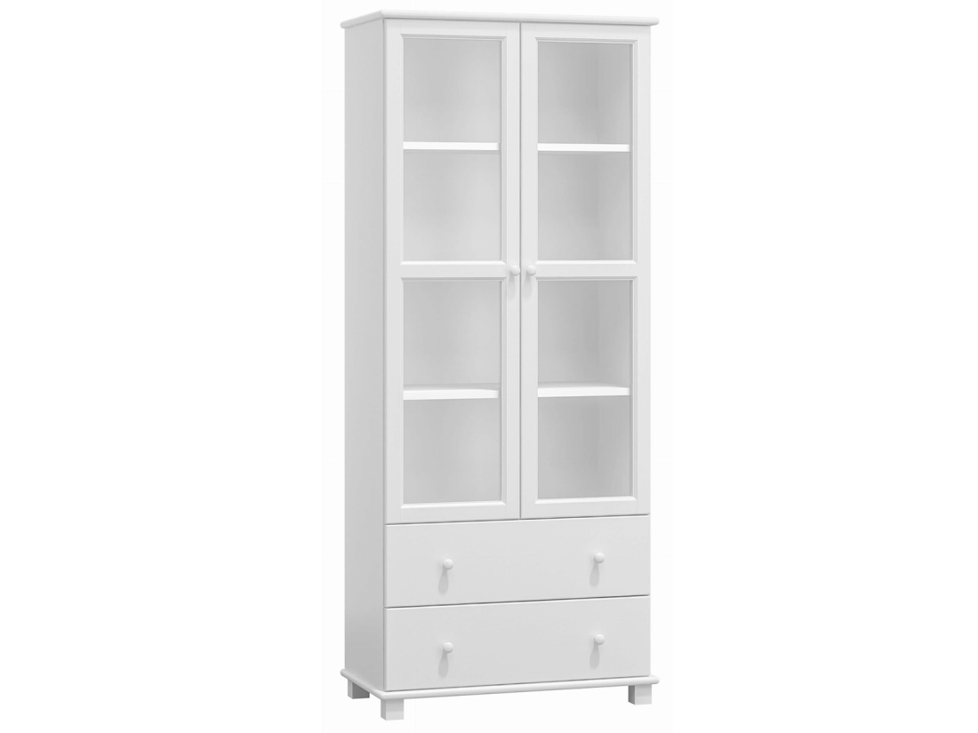 Witryna drewniana nr2 biała