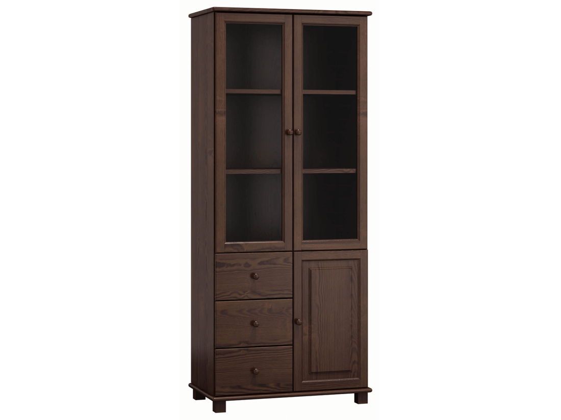 Witryna drewniana nr5 orzech