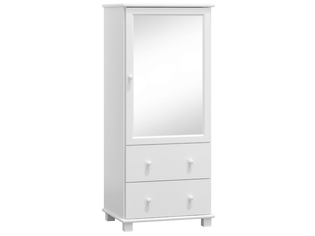 Witryna sosnowa nr10 biała